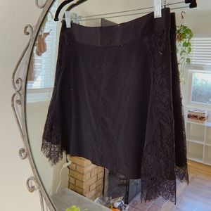 Maxewell black mini skirt